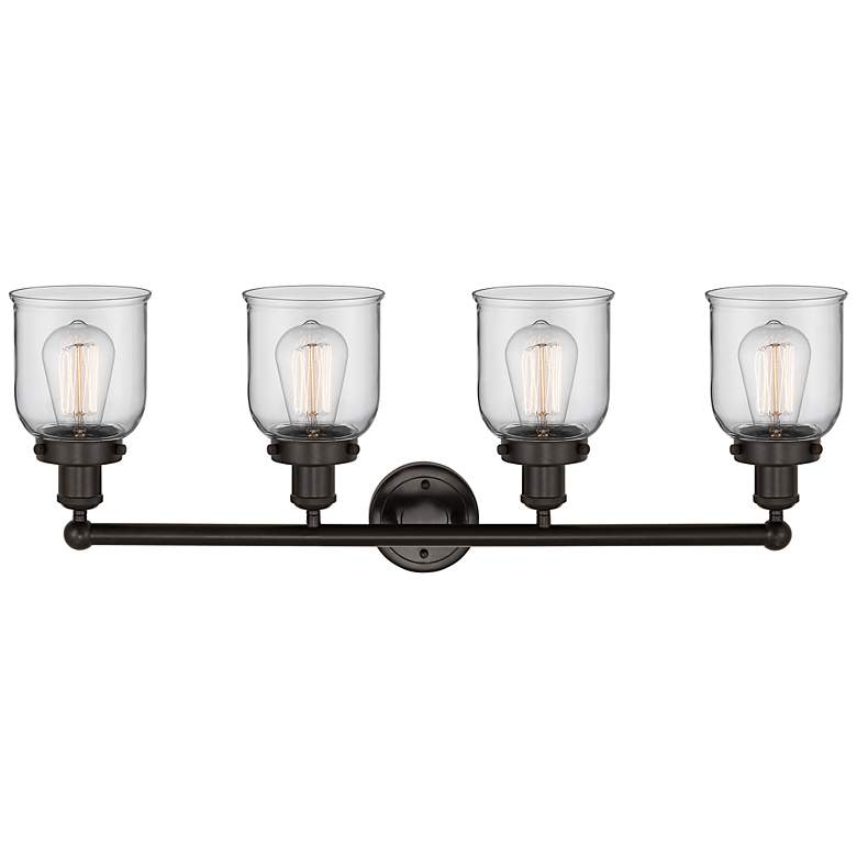 Image 3 Edison Bell 33 1/2"W Oil-Rubbed Bronze 4-Light Bath Light more views
