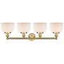 2_Edison Bell 34 3/4" Wide Brushed Brass 4-Light Bath Light more views