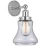 Edison Bellmont 7" Polished Chrome Sconce w/ Clear Shade