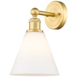 Edison Berkshire 12 1/4" High Satin Gold Wall Sconce