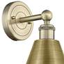 2_Edison Berkshire 13" High Antique Brass Wall Sconce more views