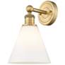 1_Edison Berkshire 13" High Brushed Brass Wall Sconce
