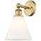 Edison Berkshire 13" High Brushed Brass Wall Sconce