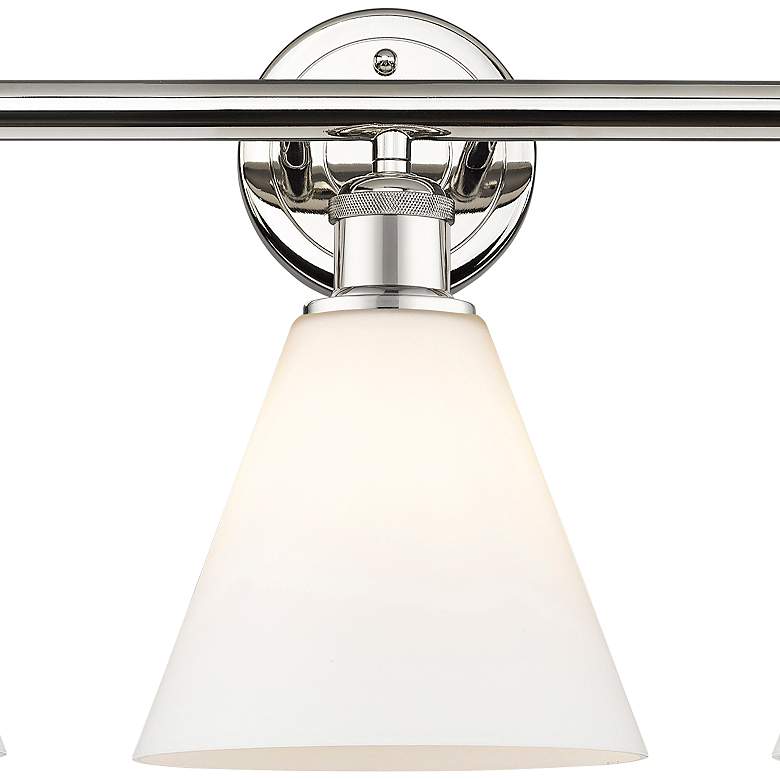 Image 2 Edison Berkshire 26" Wide Polished Nickel 3-Light Bath Light more views