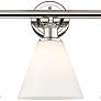2_Edison Berkshire 26" Wide Polished Nickel 3-Light Bath Light more views