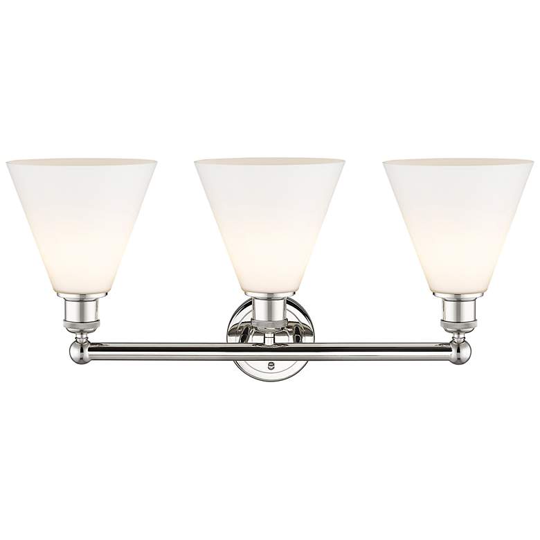Image 3 Edison Berkshire 26" Wide Polished Nickel 3-Light Bath Light more views
