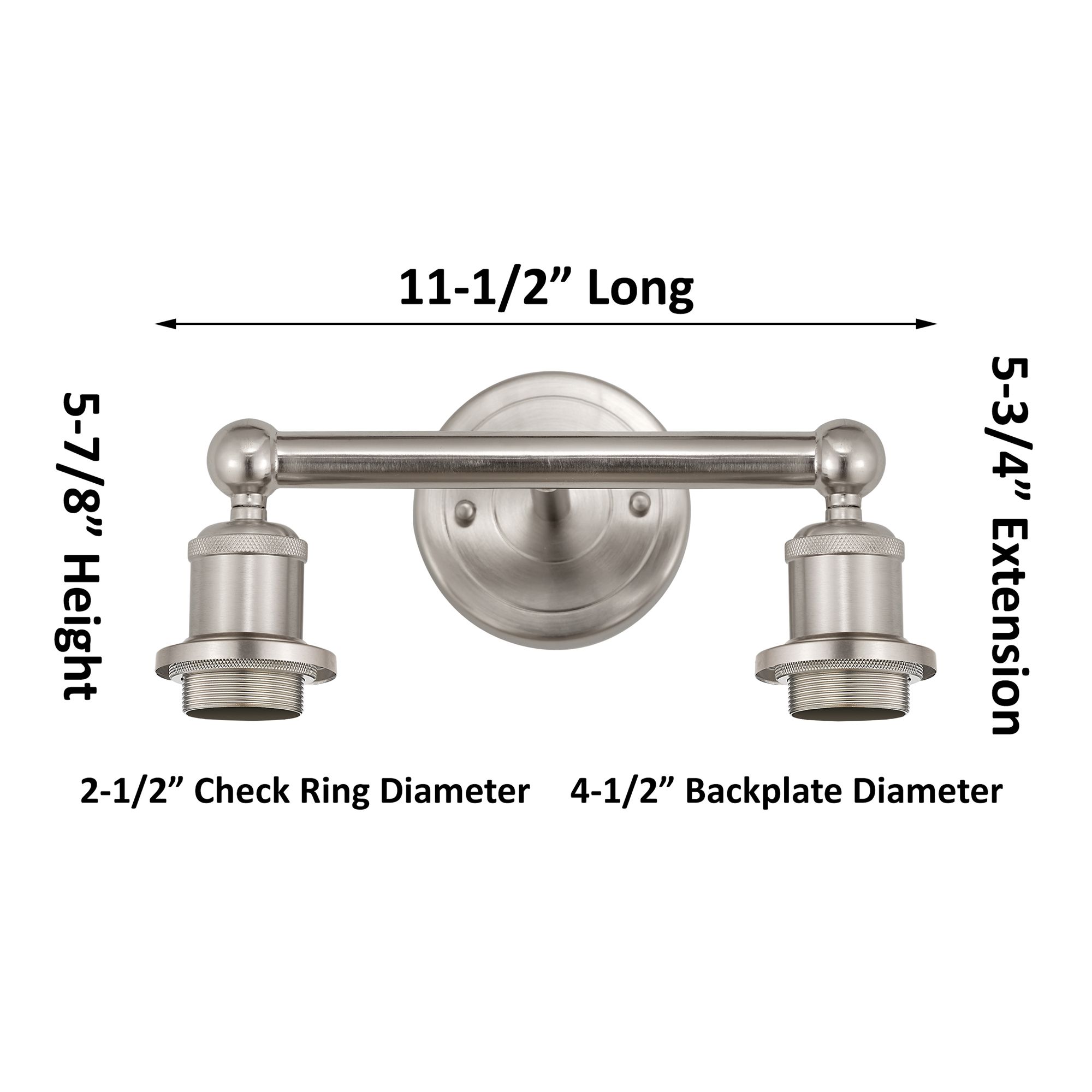 Image 3 Edison Bridal Veil 2 Light 14" Bath Vanity Brushed Brass Gloss White Shade more views