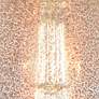 6_Edison Bridal Veil 3 Light 23" Bath Vanity Oil Rubbed Bronze Mercury Shade more views