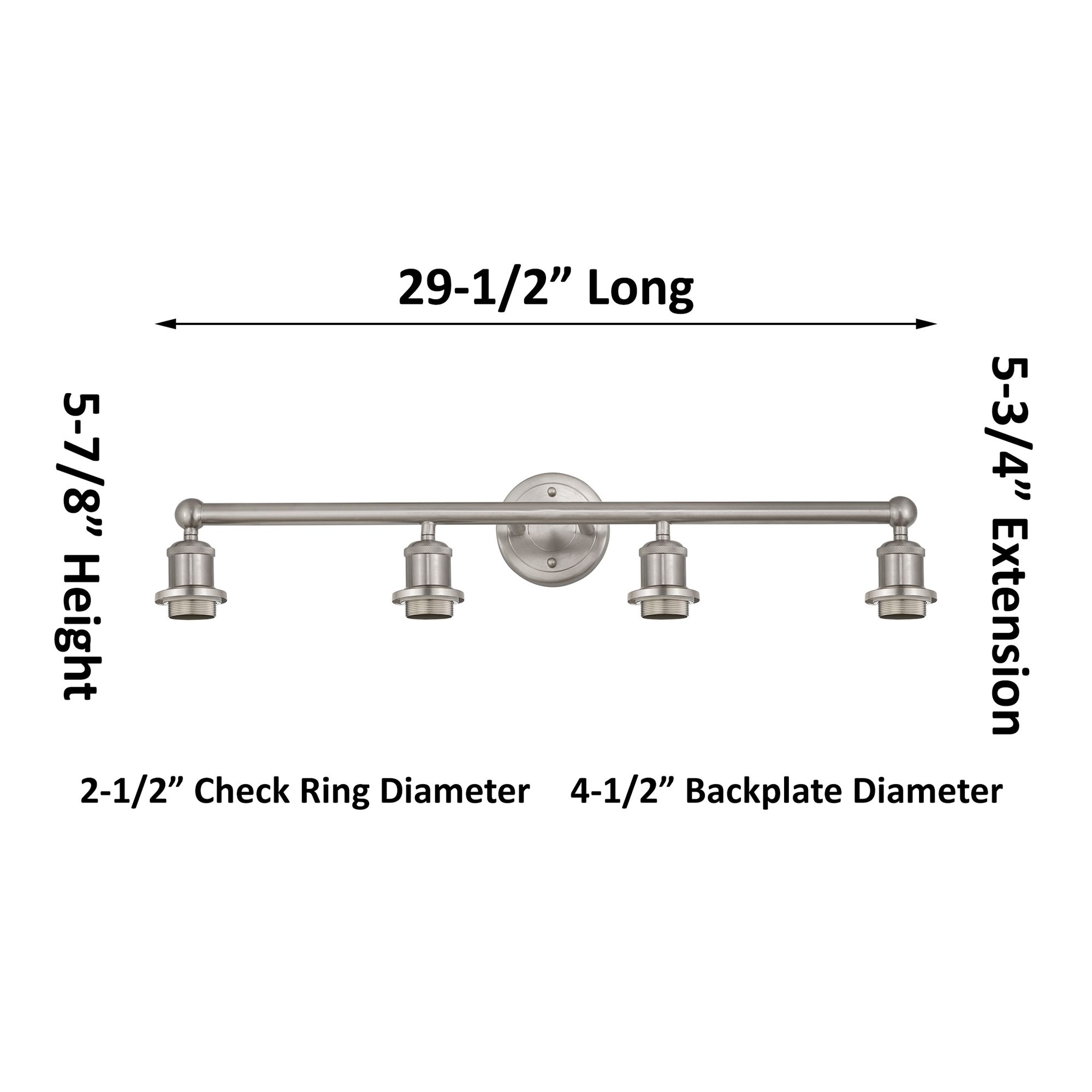 Image 3 Edison Bridal Veil 4 Light 32" Bath Vanity Black Brass Princess Blue Shade more views