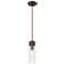 Edison Bridal Veil 5" Cord Hung Mini Pendant Oil Rubbed Bronze Mercury