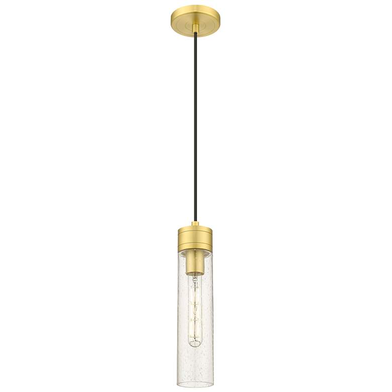 Image 1 Edison Bridal Veil 5" Cord Hung Mini Pendant Polished Chrome Gloss White