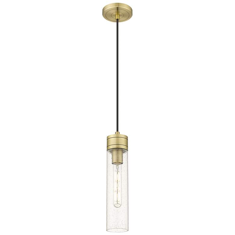 Image 1 Edison Bridal Veil 5" Cord Hung Mini Pendant Polished Chrome Seedy