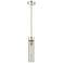 Edison Bridal Veil 5" Cord Hung Mini Pendant Polished Nickel Mercury