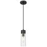 Edison Bridal Veil 5" Cord Hung Mini Pendant Satin Nickel Seedy