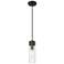 Edison Bridal Veil 5" Cord Hung Mini Pendant Satin Nickel Seedy