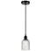 Edison Bridal Veil 5"W Oil Rubbed Bronze Corded Mini Pendant w/ Clear