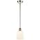 Edison Bridal Veil 5" Stem Hung Mini Pendant Brushed Brass Mercury