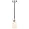 Edison Bridal Veil 5" Stem Hung Mini Pendant Polished Nickel Princess Blue