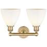 2_Edison Bristol 11 3/4"H Brushed Brass 2-Light Wall Sconce more views
