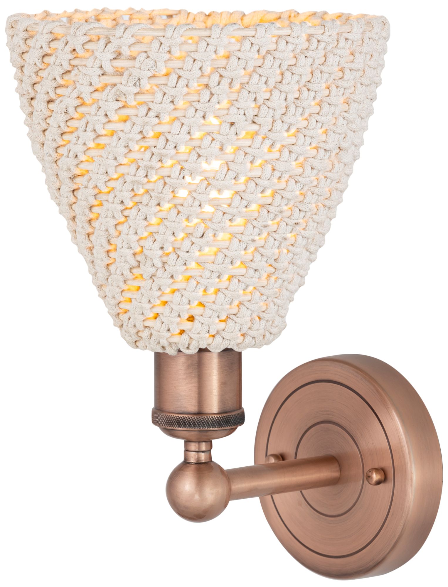 Image 2 Edison Bristol Natural 12" High Antique Copper Sconce With more views