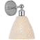 Edison Bristol Natural 12" High Polished Chrome Sconce With