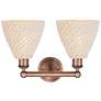 2_Edison Bristol Natural 17" Wide 2 Light Antique Copper Vanity Light more views