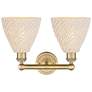 2_Edison Bristol Natural 17" Wide 2 Light Brushed Brass Vanity Light more views