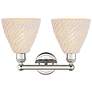 2_Edison Bristol Natural 17" Wide 2 Light Polished Nickel Vanity Light more views