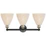 2_Edison Bristol Natural 26"W 3 Light Black Antique Brass Vanity Light more views