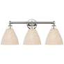 1_Edison Bristol Natural 26" Wide 3 Light Polished Nickel Vanity Light
