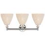 2_Edison Bristol Natural 26" Wide 3 Light Polished Nickel Vanity Light more views
