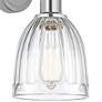 2_Edison Brookfield 6" Polished Chrome Sconce w/ Clear Shade more views