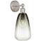 Edison Brookhaven Almond 15"H Brushed Nickel Sconce With Slate Shade