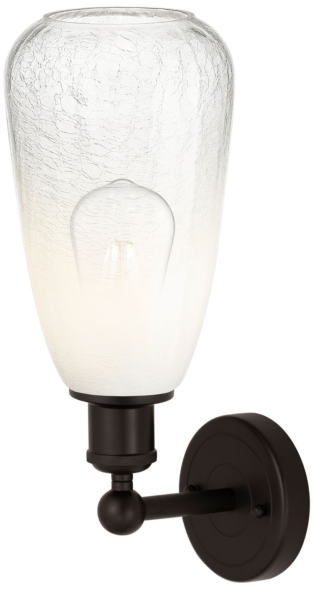 Image 2 Edison Brookhaven Almond 15"H Oil Rubbed Bronze Sconce With Opal Shade more views