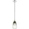 Edison Brookhaven Almond 6"W Polished Nickel Stem Pendant w/ Slate Shade