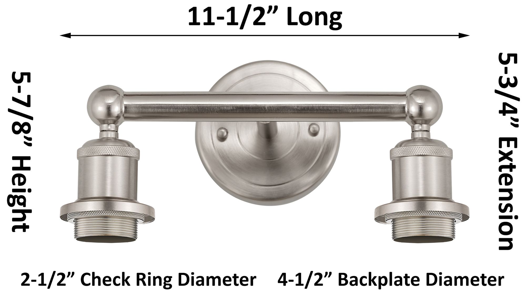 Image 3 Edison Brookhaven Flute 16"W 2-Lt Nickel Bath Light w/ Sapphire Shade more views