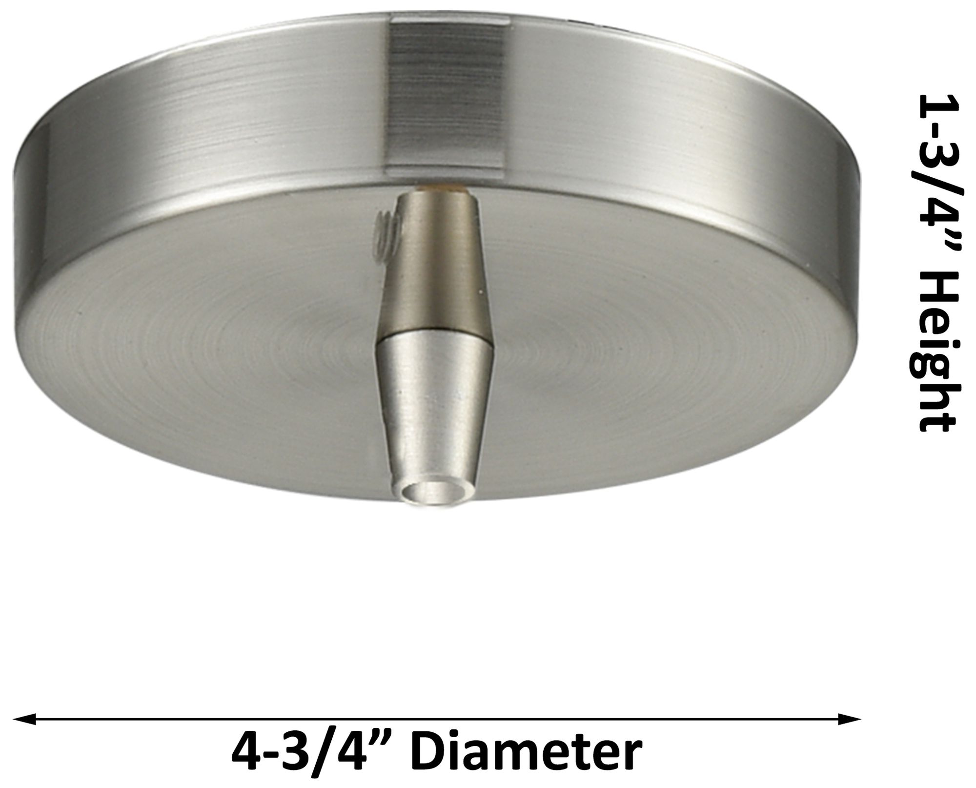 Image 2 Edison Brookhaven Flute 7"W Brushed Nickel Cord Pendant w/ Slate Shade more views