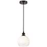 1_Edison Brookhaven Globe 8"W Oiled Bronze Cord Pendant w/ Opal Shade