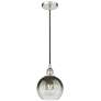 1_Edison Brookhaven Globe 8"W Polished Nickel Cord Pendant w/ Slate Shade