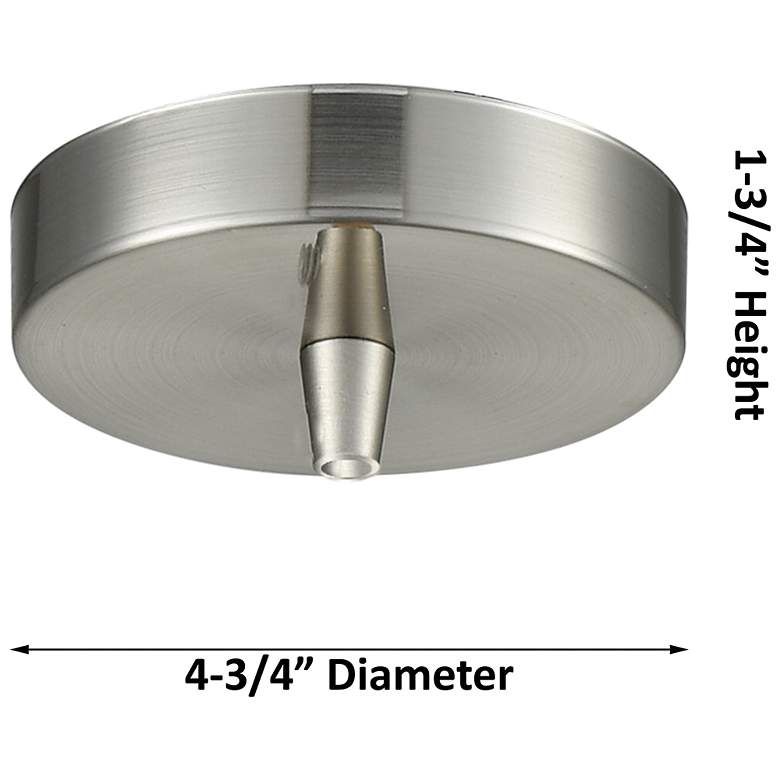 Image 2 Edison Brookhaven Sphere 11"W Polished Nickel Cord Pendant w/ Blue Shade more views