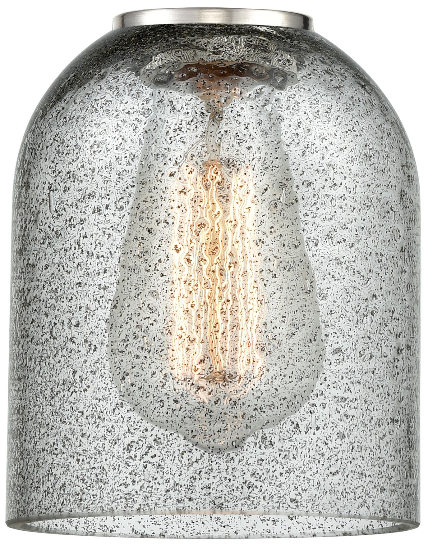 Image 4 Edison Caledonia 5" Brushed Brass Cord Hung Mini Pendant w/ Charcoal S more views
