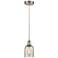 Edison Caledonia 5" Brushed Satin Nickel Corded Mini Pendant w/ Mica S