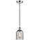 Edison Caledonia 5" Chrome Corded Mini Pendant w/ Charcoal Shade