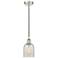 Edison Caledonia 5" Polished Nickel Corded Mini Pendant w/ Mouchette S
