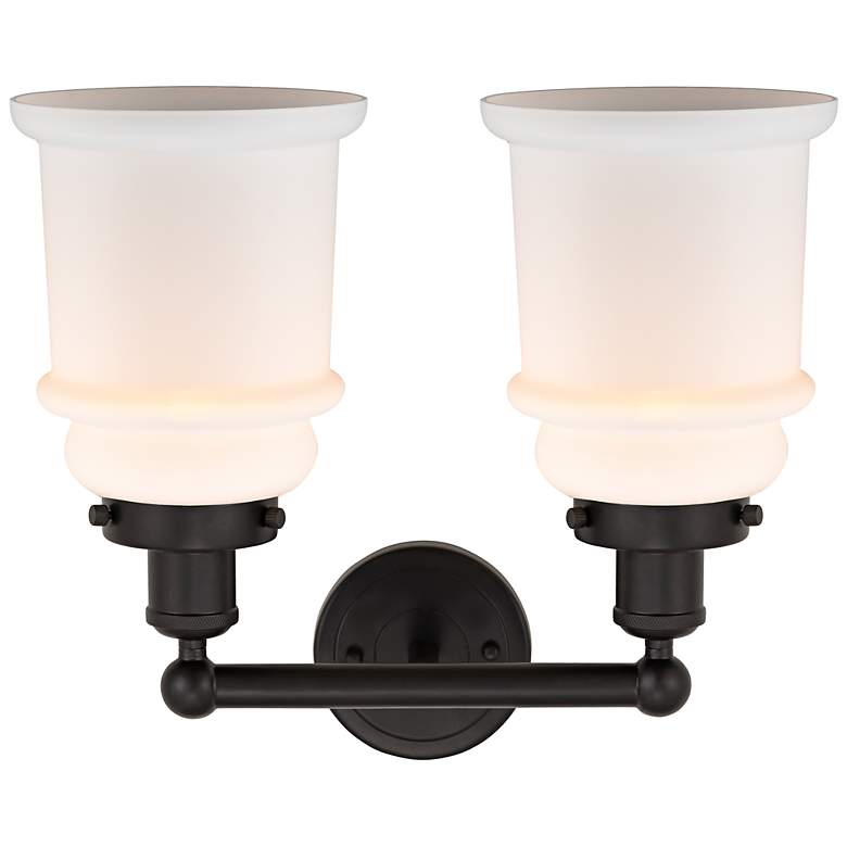Image 3 Edison Canton 13" High Oil-Rubbed Bronze 2-Light Wall Sconce more views