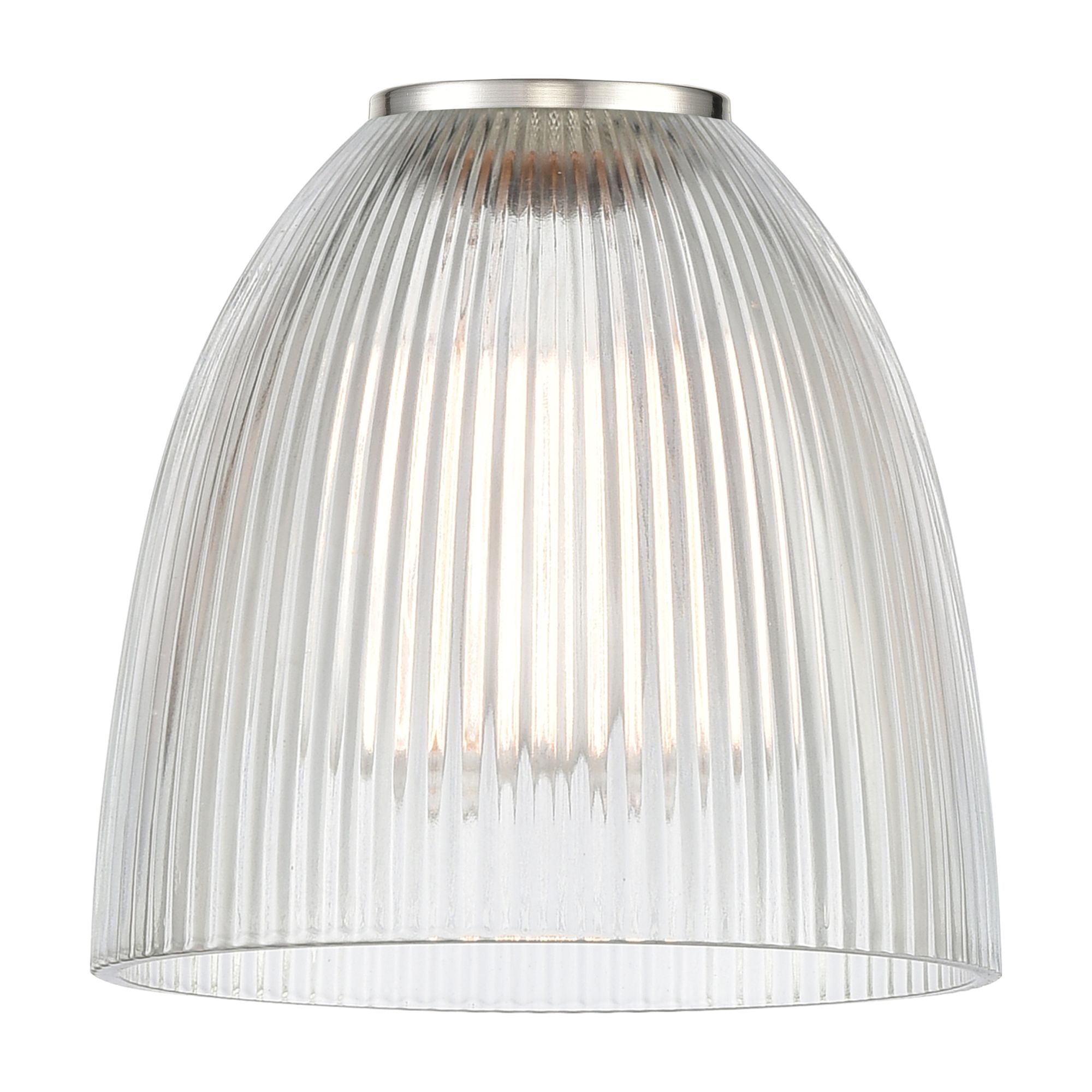 Image 5 Edison Castile 6" Brushed Satin Nickel Sconce w/ Clear Shade more views