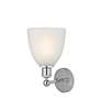 3_Edison Castile 6" Polished Chrome Sconce w/ White Shade more views