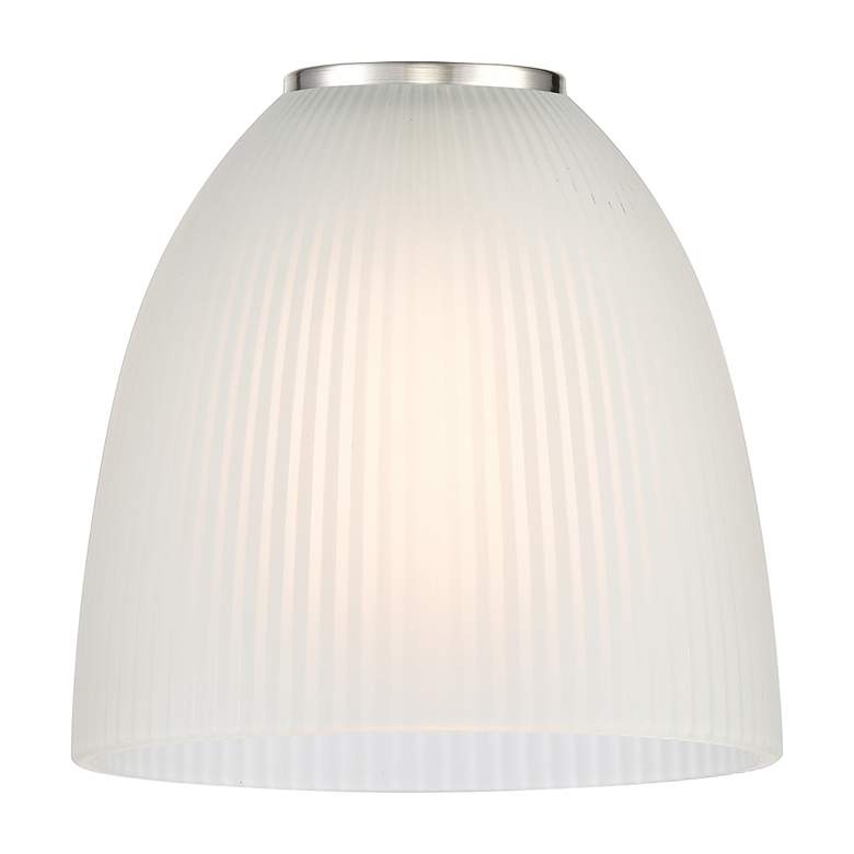 Image 5 Edison Castile 6" Polished Chrome Sconce w/ White Shade more views