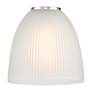 5_Edison Castile 6" Polished Chrome Sconce w/ White Shade more views