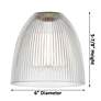 7_Edison Castile 6" Polished Chrome Sconce w/ White Shade more views